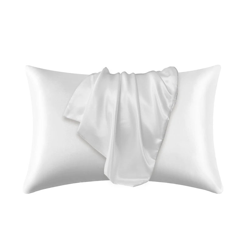 Pillowcase Silk Pillow Cover Silky Satin 1pc