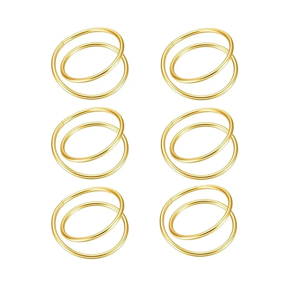 Exquisite Gold Napkin Ring Metal Napkin Rings