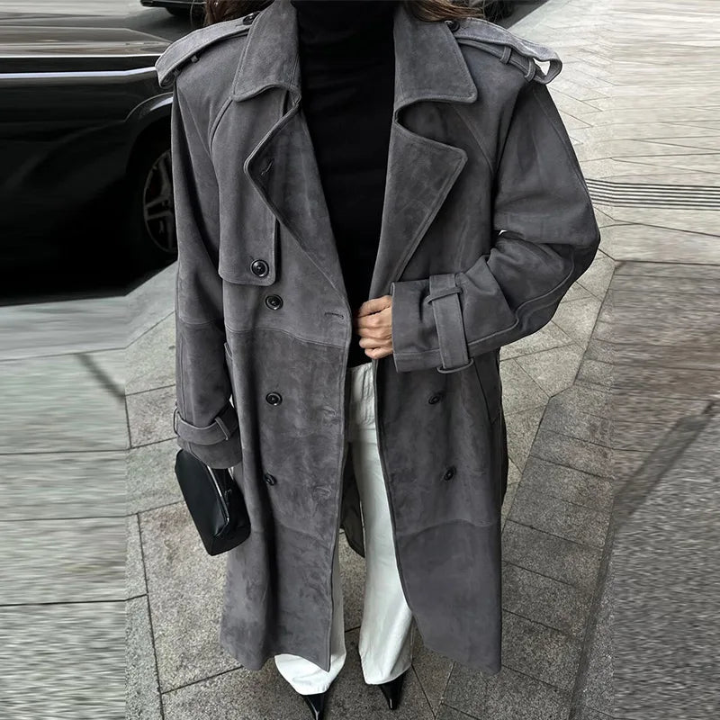 Vintage Suede Long Jackets