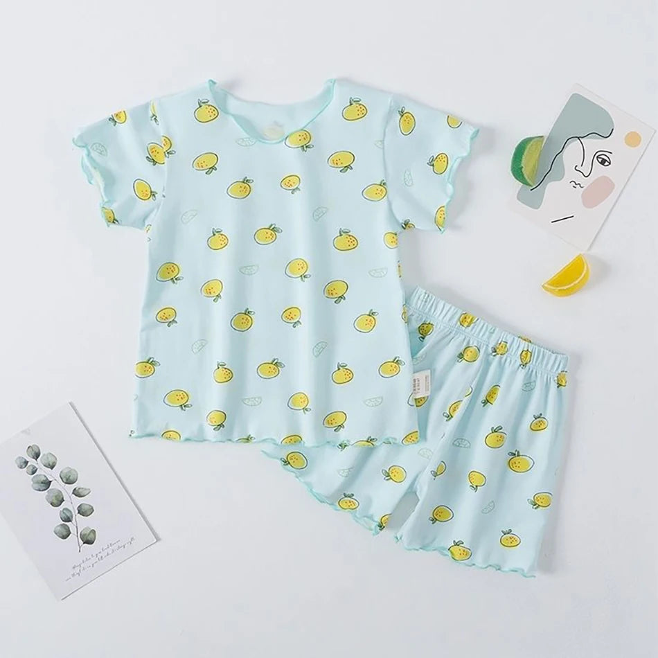 Girls Summer Pajama Sets