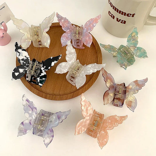 Retro Butterfly Hair Clips Back Of The Head Hair Claws