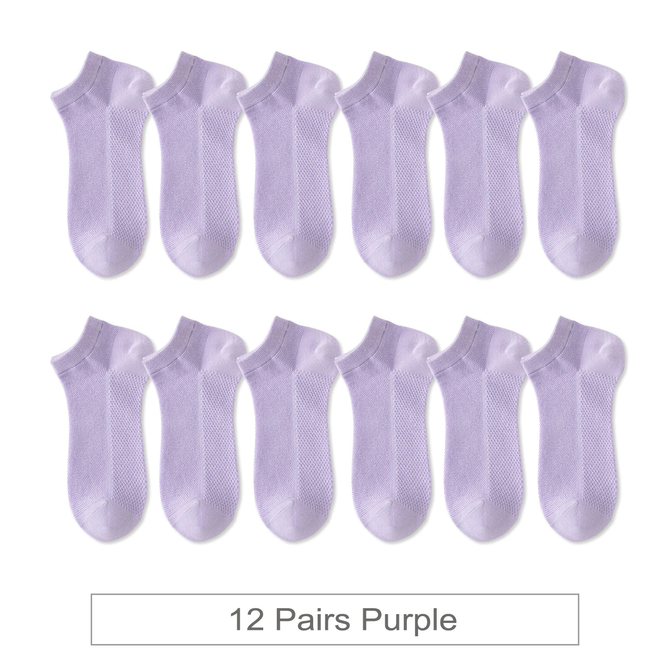 12 Pairs New Woman Cotton Socks Short Thin