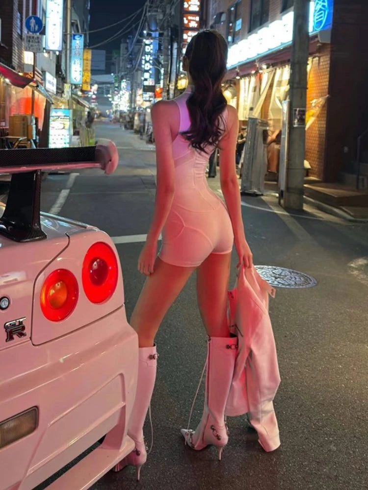 Women's Elegant and Sexy Sports Stretch Jumpsuit