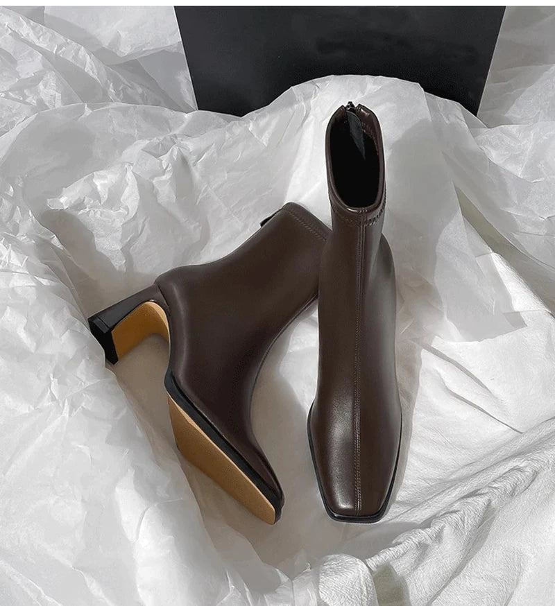 Vintage Warm Cotton Women Ankle Boots