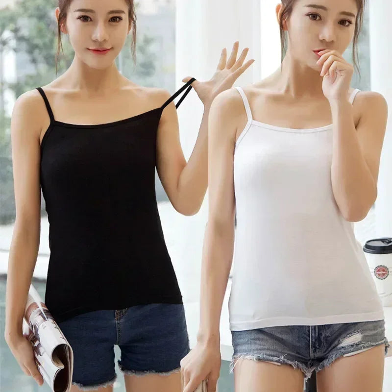 Sexy Camisoles Women Crop Tops Sleeveless Shirt Bralette