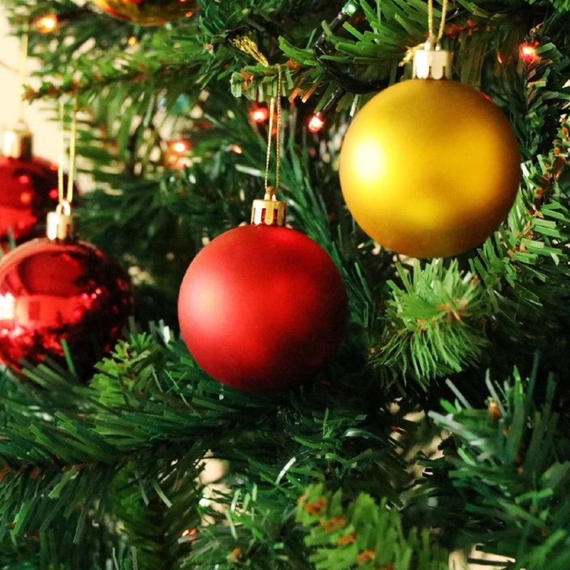 24/36Pcs/Box Christmas Ball Decoration Xmas Tree Pendent Ornaments for Home Decor Navidad New Year 2026 Party Supplies Accessory