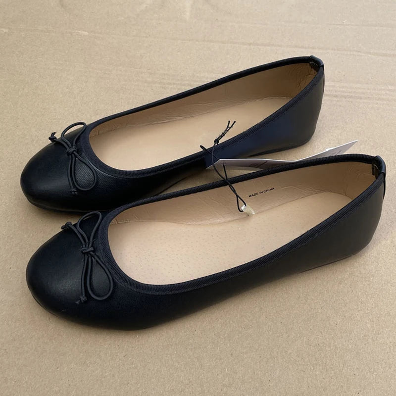 Elegant Bowknot Ballerina Women's Flat