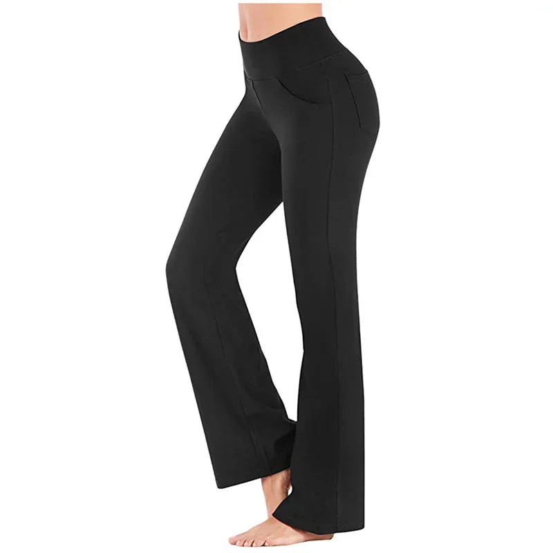 Elegant Women's Pants Palazzo Flared Troussers