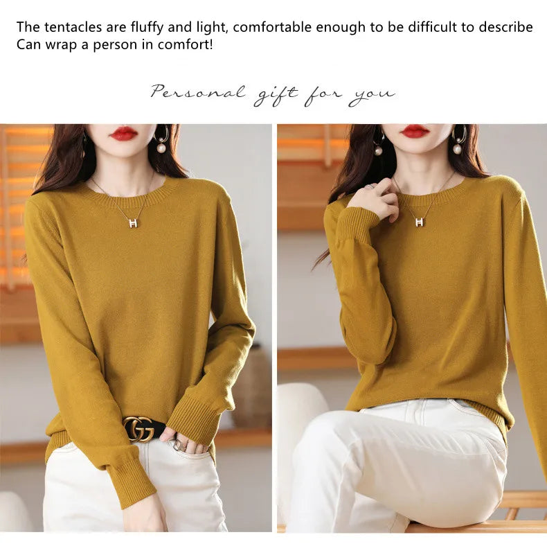 High-quality Cotton Knitted Sweater