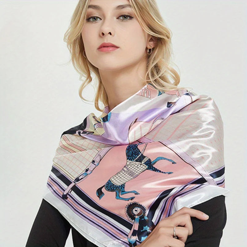 Luxury Silk Shawl Square Scarf