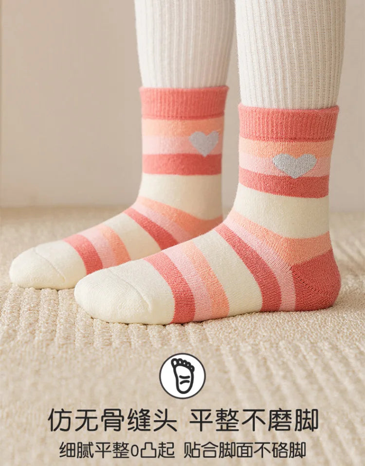 Girls Winter Socks 5 Pairs