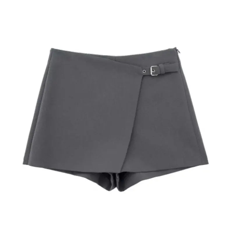 Asymmetric Shorts Skirts