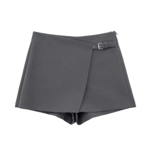 Asymmetric Shorts Skirts