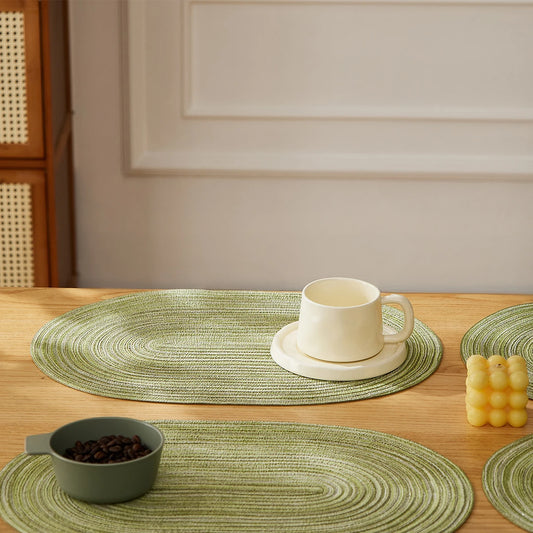 Placemats Set of 4,Heat resistant pad,Place Mat Washable Table Mats