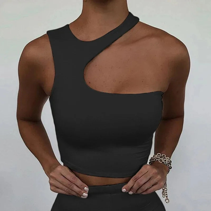 Off Shoulder Tank Irregular