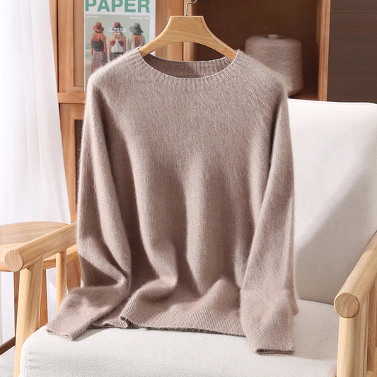 100% Mink Cashmere Pullover