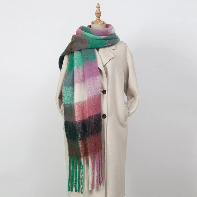 Thick Warm Scarf Women Cashmere