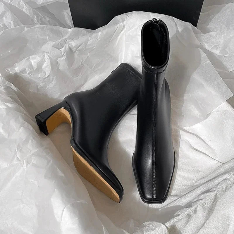 Vintage Warm Cotton Women Ankle Boots