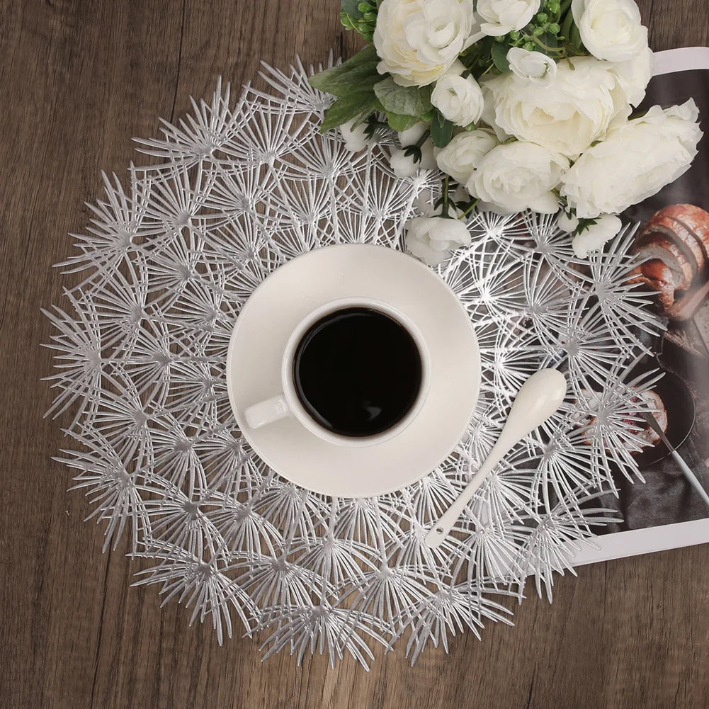 Set of 4 Round Placemats Place Mats