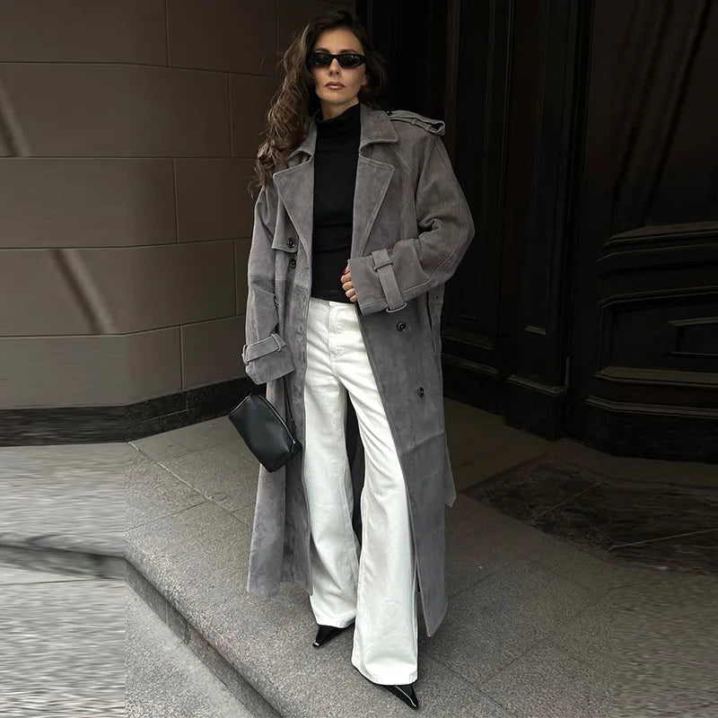 Vintage Suede Long Jackets