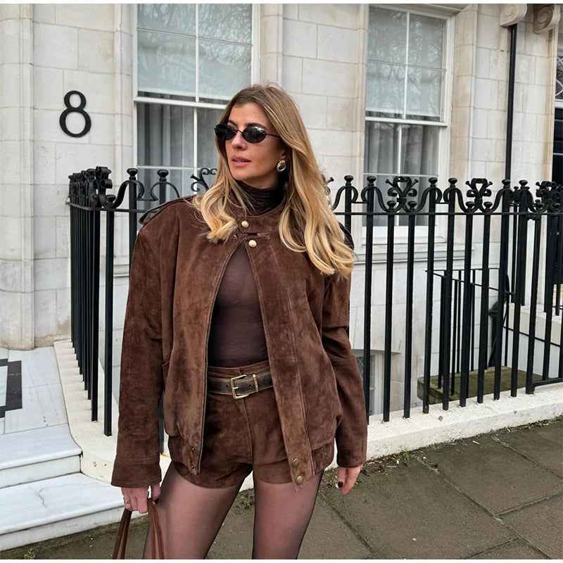 Vintage Suede Long Jackets