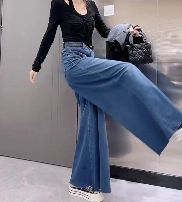 Retro Loose Super Wide-leg Jeans