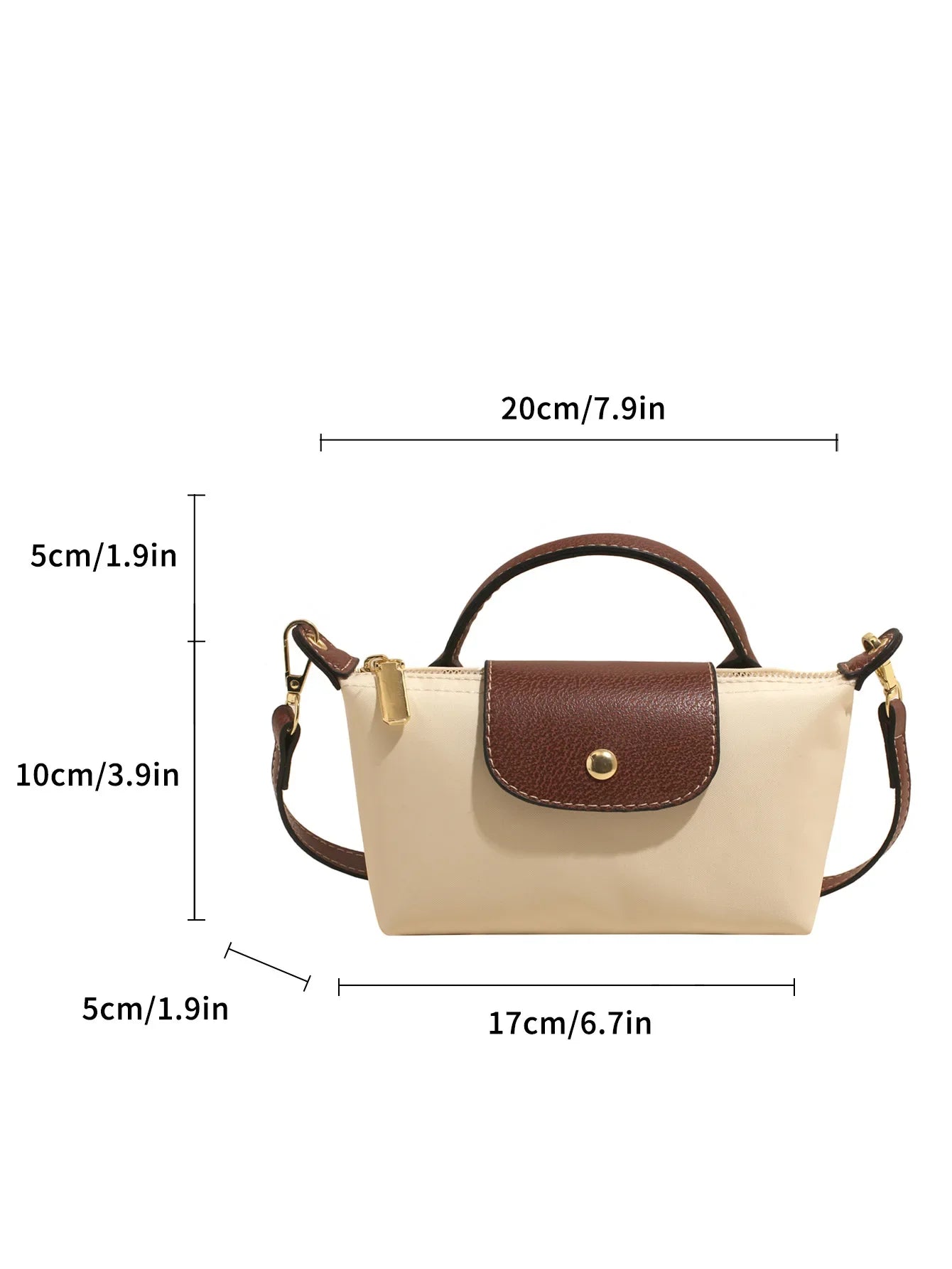 Retro Fashion Nylon Dumpling Bag