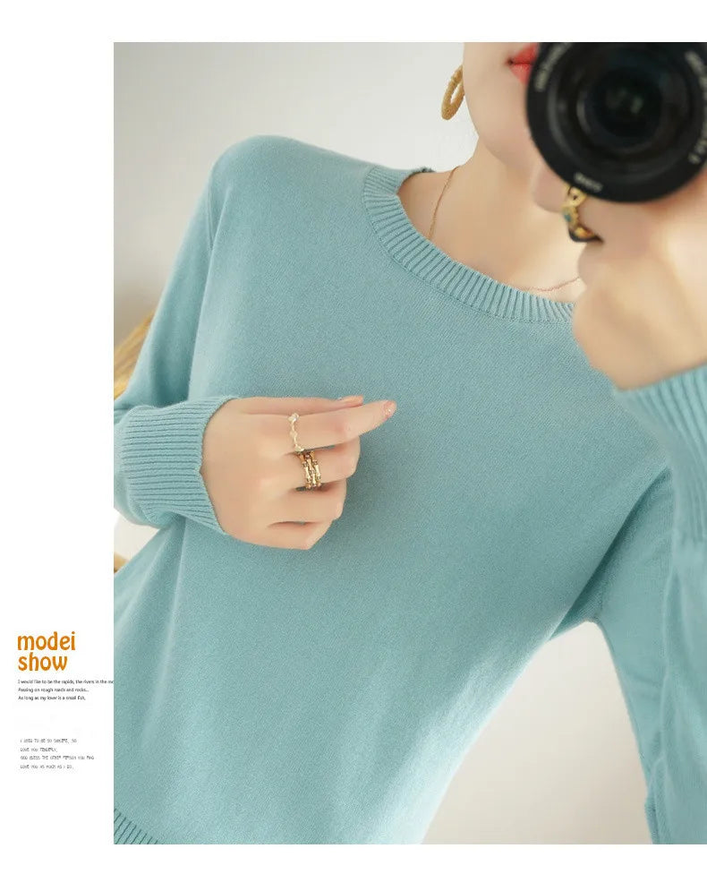 High-quality Cotton Knitted Sweater