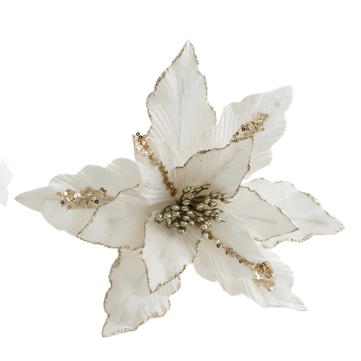 A Variety of High-end Velvet Fabric Hand-coated with Powder To Simulate Christmas Flowers and Christmas Decorations   Xmas Tree