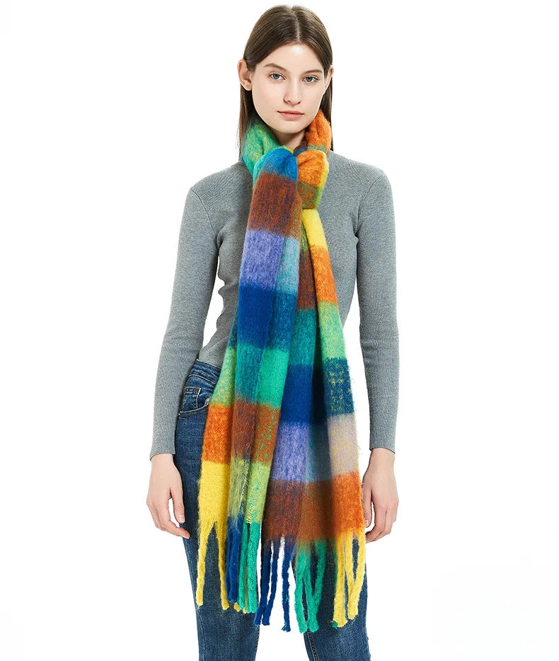 Thick Warm Scarf Women Cashmere