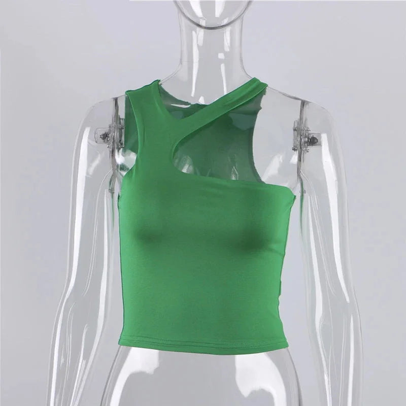 Off Shoulder Tank Irregular