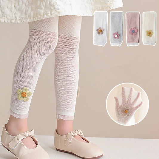 Girls Leggings Kids Hollow Out