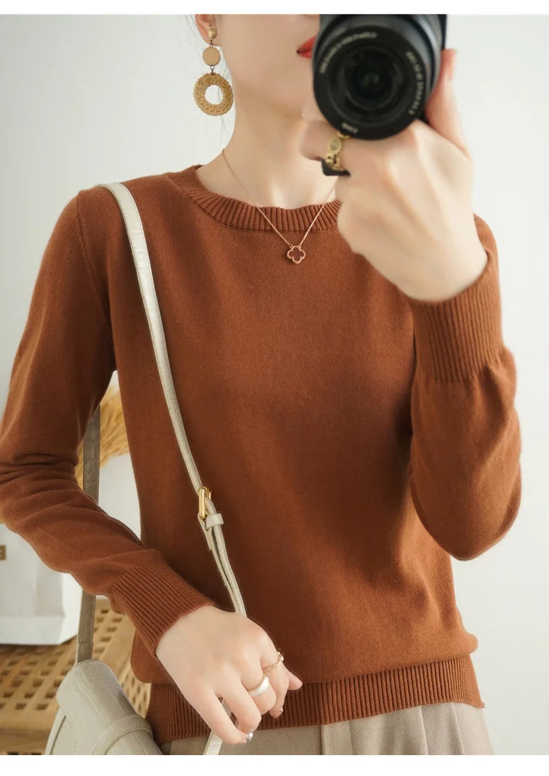 High-quality Cotton Knitted Sweater