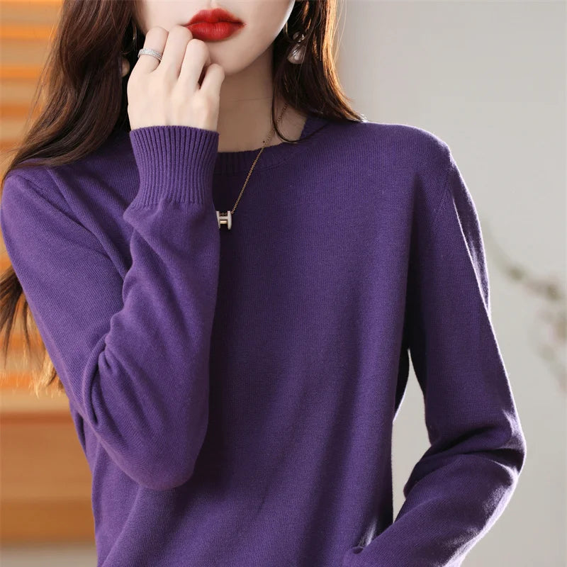 High-quality Cotton Knitted Sweater