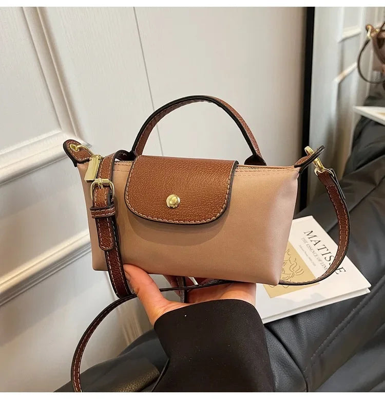Retro Fashion Nylon Dumpling Bag
