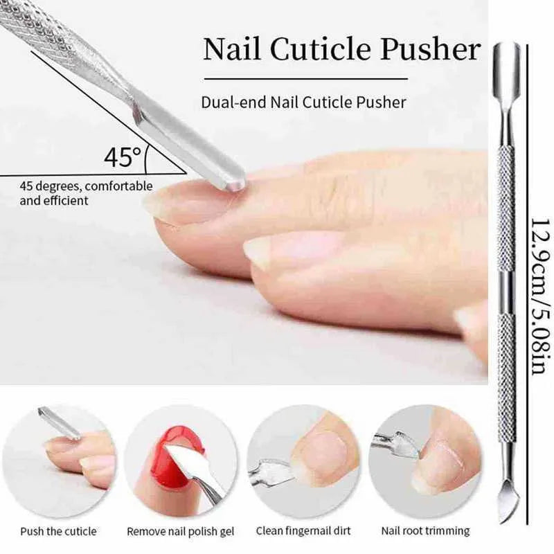 10Pcs/lot Nail Art 100/180 Grit Professional Files