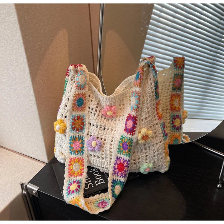 Women's Boho Crochet Bag