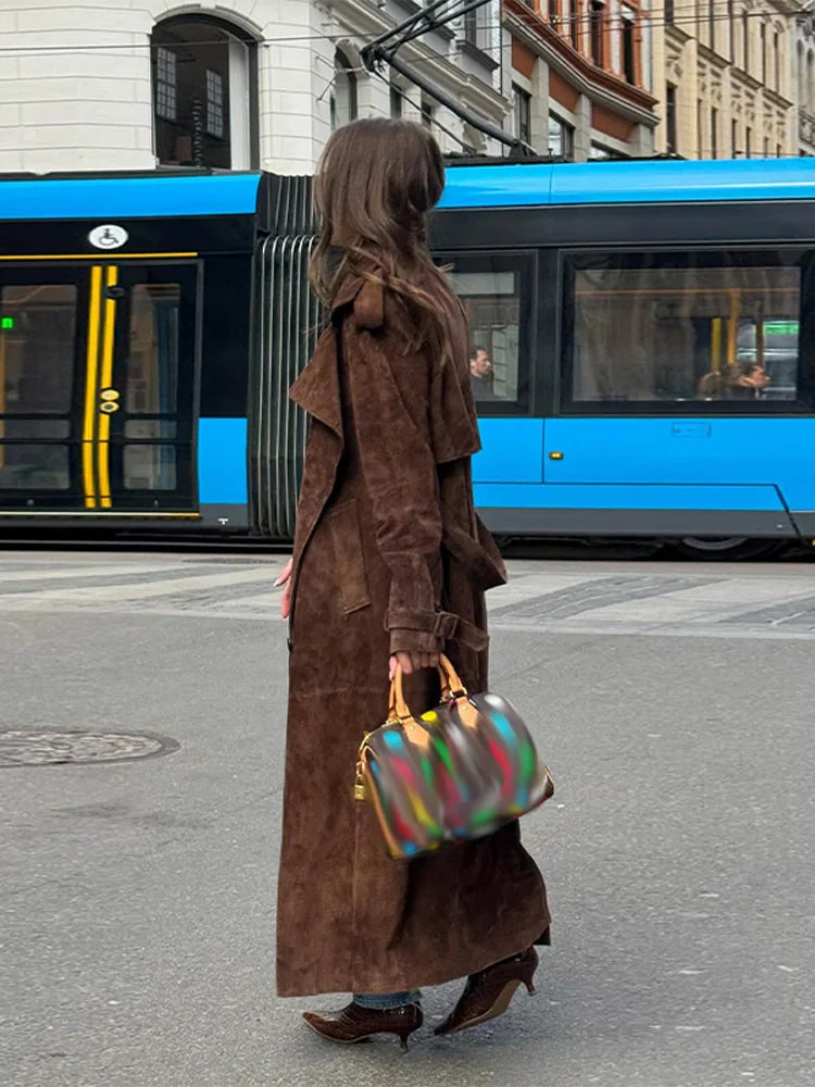 Vintage Suede Long Jackets