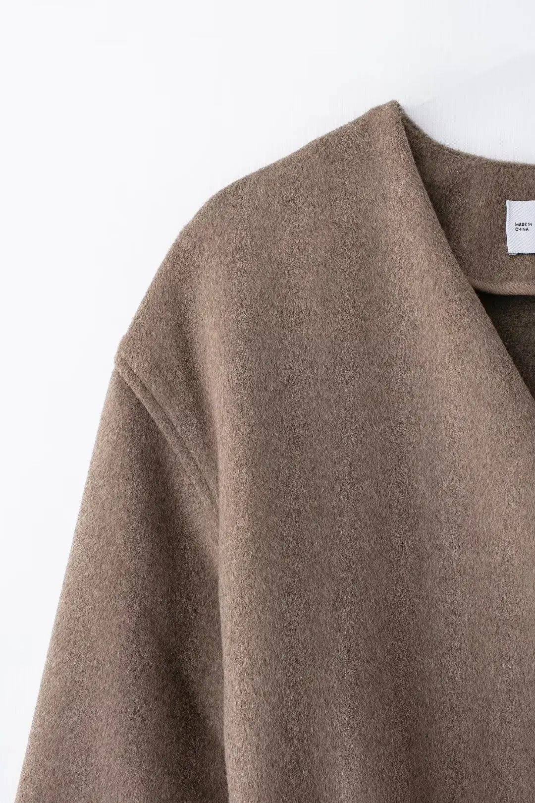 Women's Outerwear  With Belt Soft Top Elegant Chic Autumn/Winter Coat