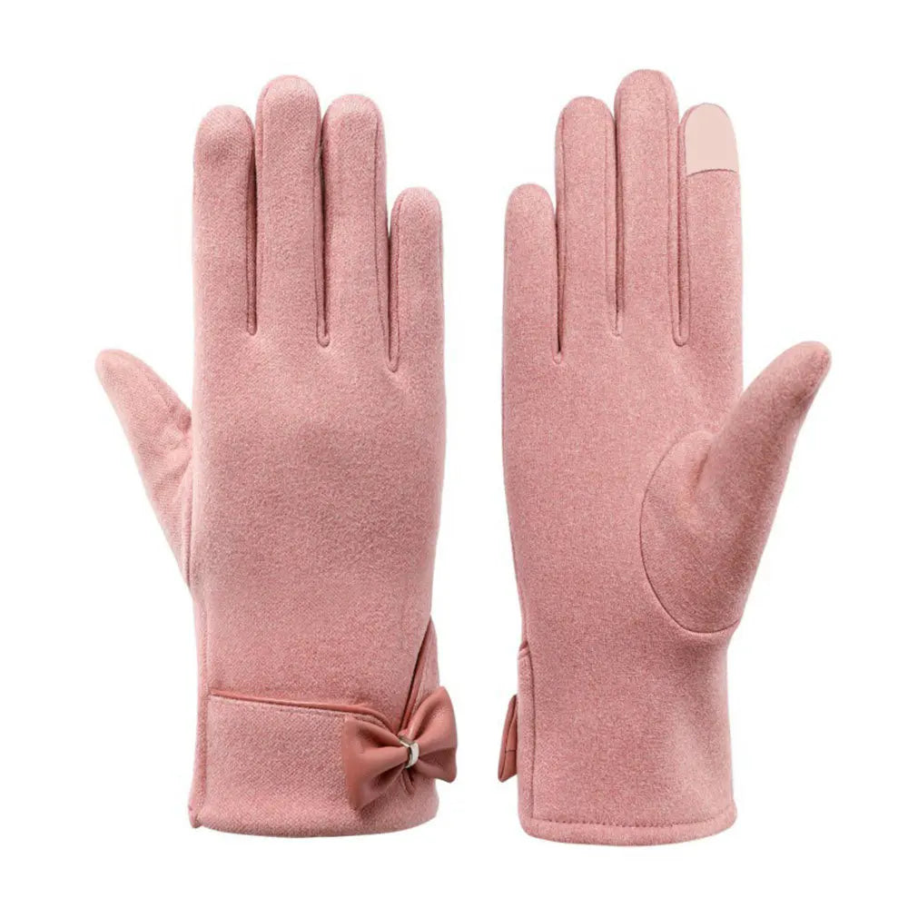 Lovely Bowknot Elegant Elasticity Soft Gloves