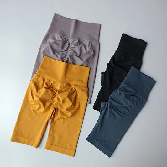 Women Yoga Shorts High Waist Sport Shorts