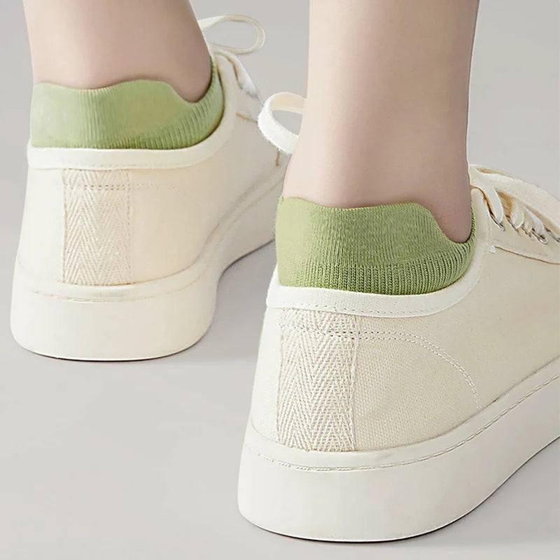 10pieces=5 Pairs Women Socks Casual Breathable High Quality Ankle Sock