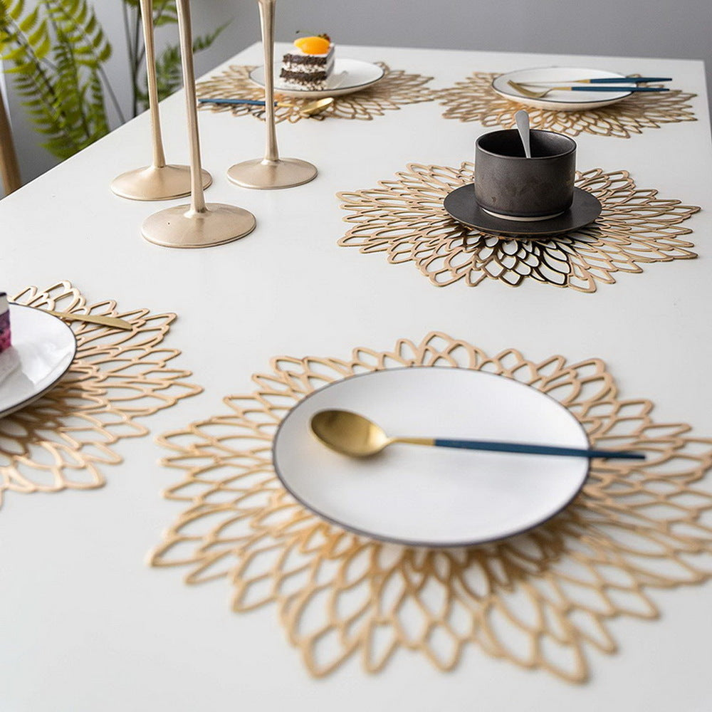 Set of 4 Round Placemats Place Mats