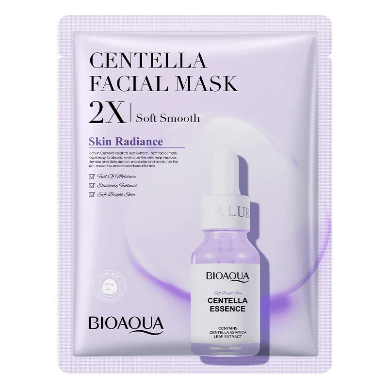 20pcs Centella Collagen Face Mask Moisturizing Sheet Masks