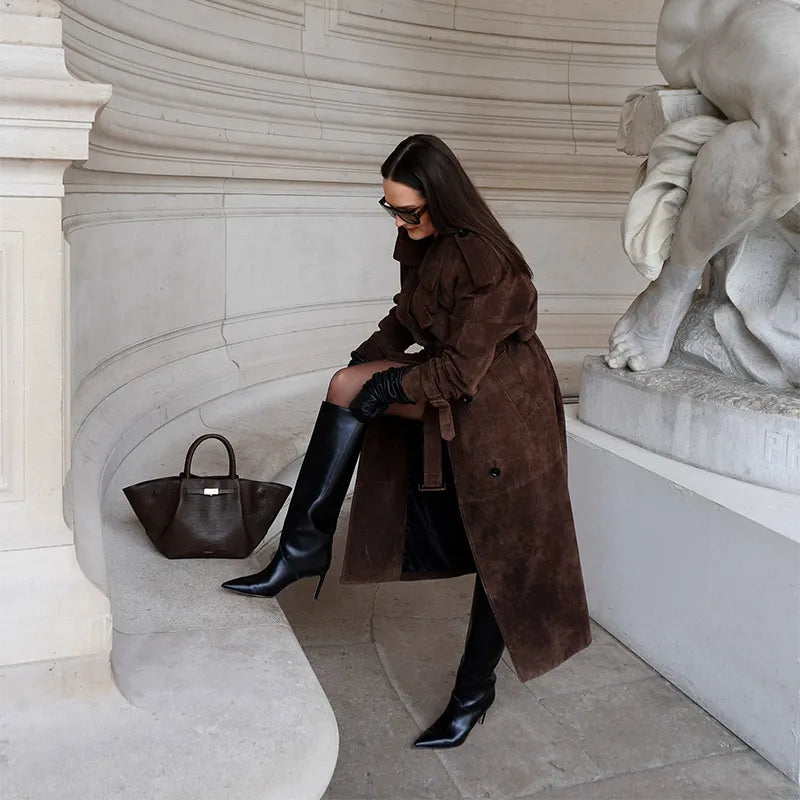 Vintage Suede Long Jackets