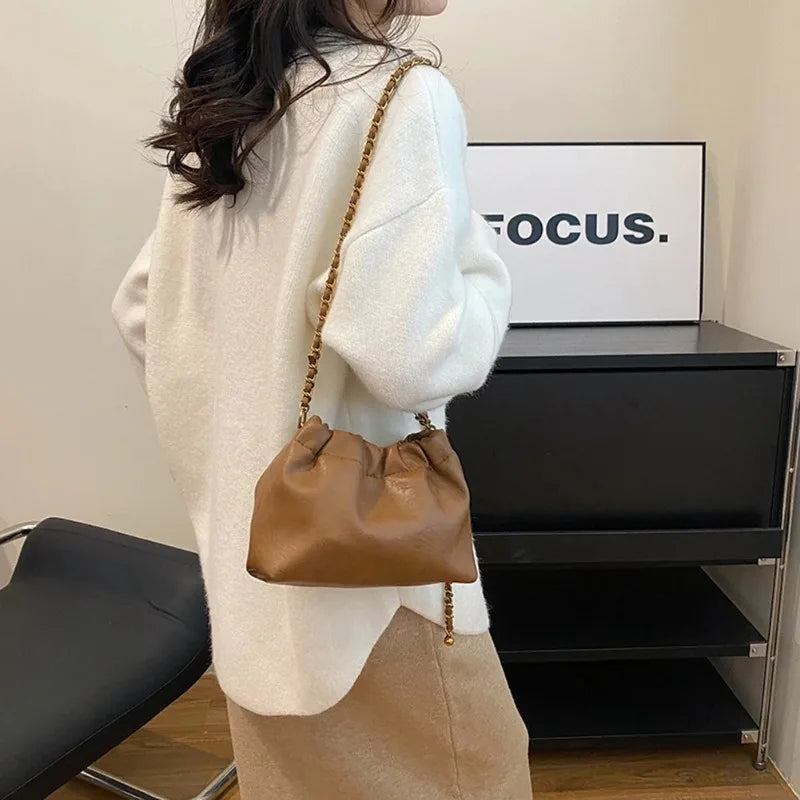 Women's Crossbody Tote Bag PU Leather Hobo Bag