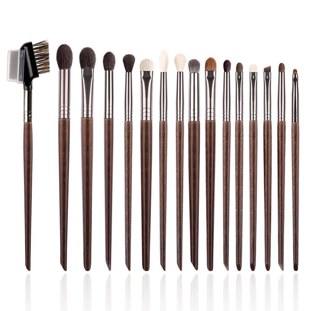 Natural Goat Hair Makeup Brushes Set Professional Kit