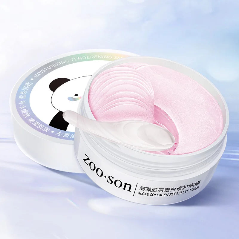 60pcs/box Seaweed Gold Crystal Collagen Eye Mask Anti Dark Circles Remove Eye Bags Moisturizing Eye Patches Eyes Skin Care