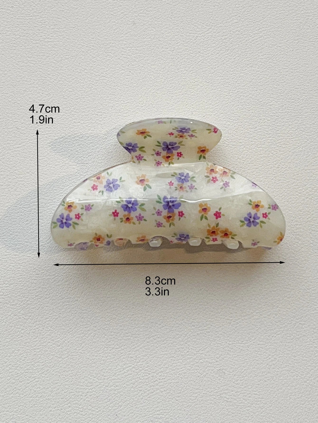 Pink Sweet Elegant Floral Cherry Hair Claw Clip Set