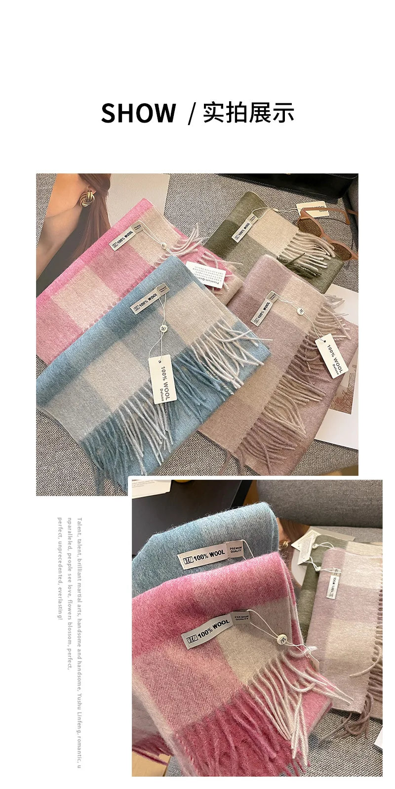 100% Pure Wool Scarf